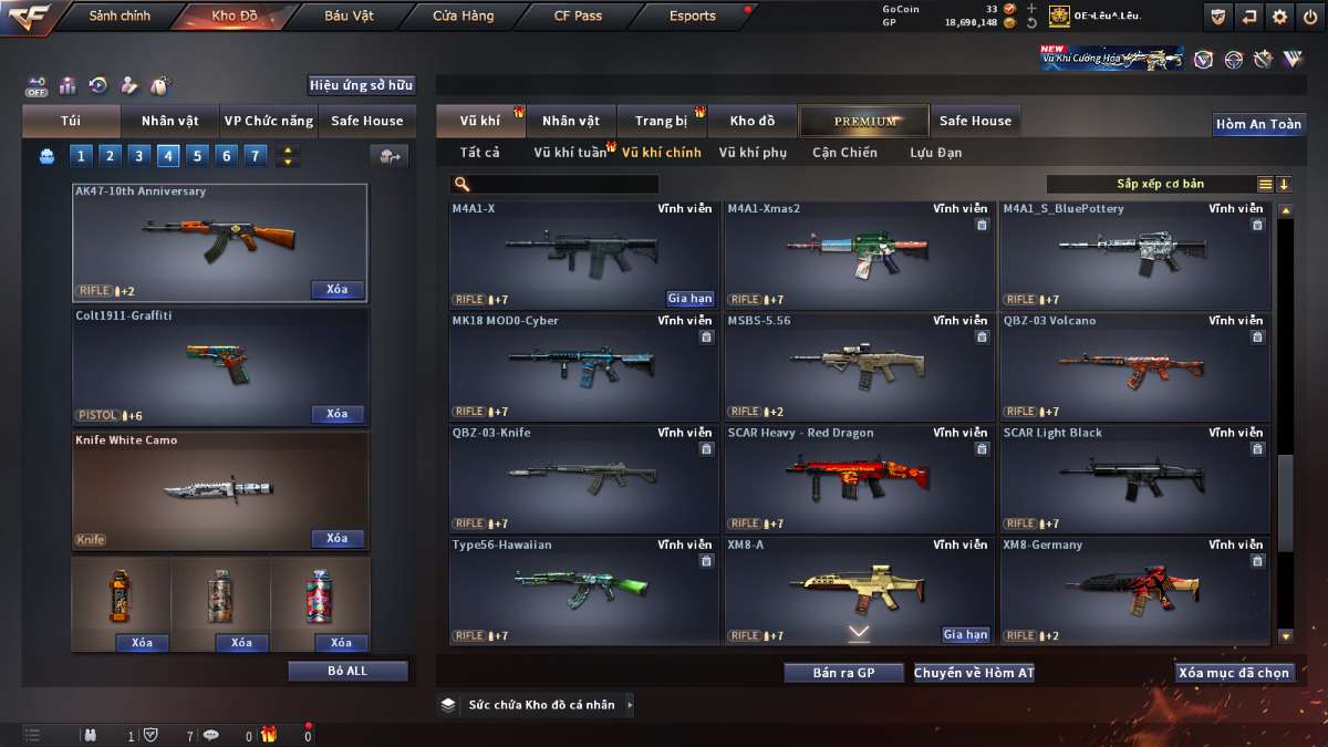 shop acc cf uy tin gia re